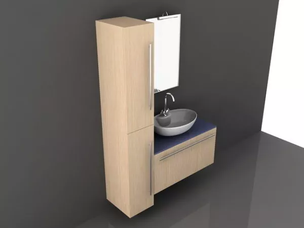 Thin Edge Sink 3d model