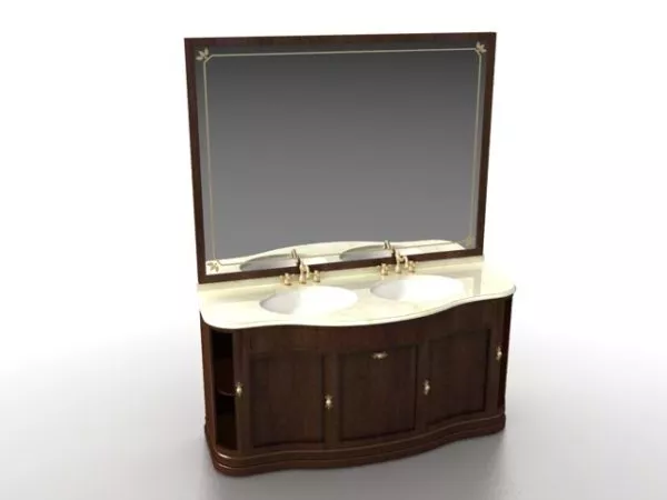 Ong Block Sink Cabinet 3d model
