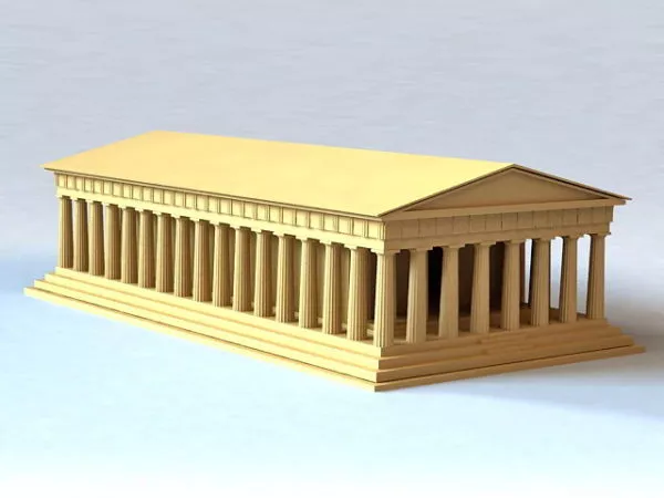 Ancient Roman Building 3d model Ancient Roman Building 3d model