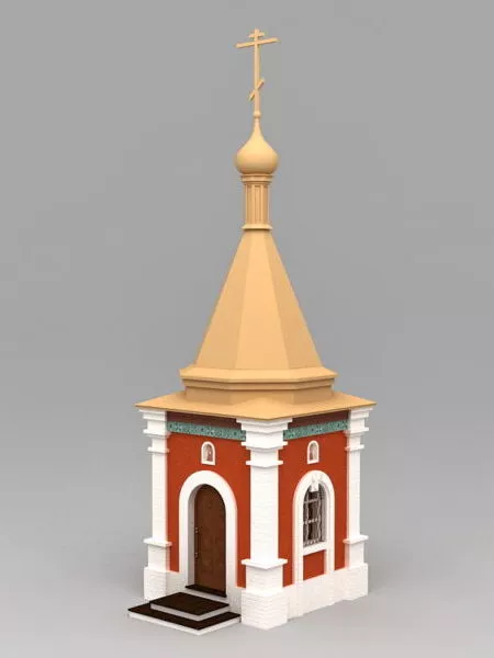 The Tunnel Church 3d model