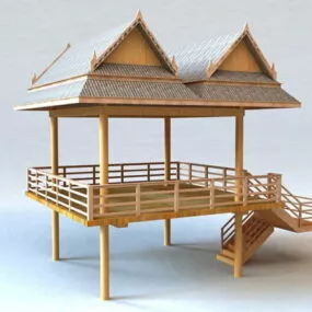 Floating Gazebo 3d model