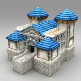 Human Barrack 3d model