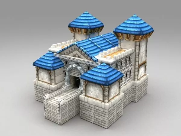 Human Barrack 3d model Human Barrack 3d model