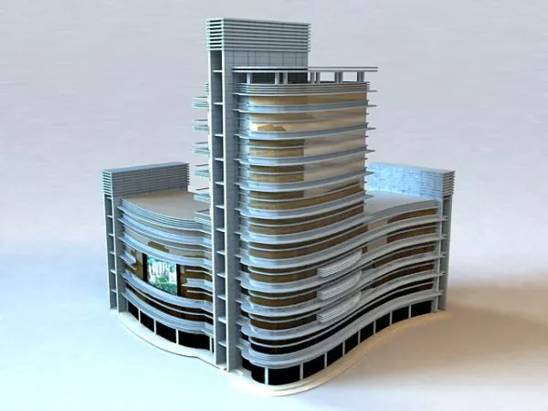 Commercial Shopping Mall Design 3d model Commercial Shopping Mall Design 3d model