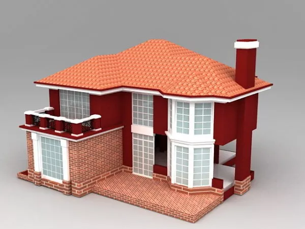 Garage Roof Structure Building 3d model