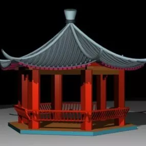 Hexagon Pavilion 3d model