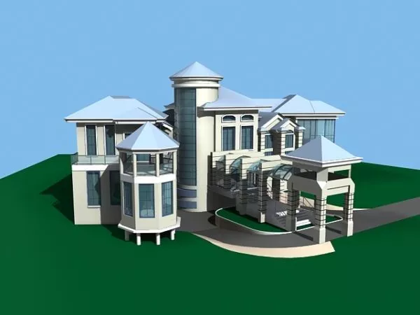 Villa Villekulla 3d model