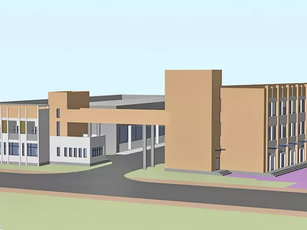 Wholesale Market Buildings 3d model Wholesale Market Buildings 3d model