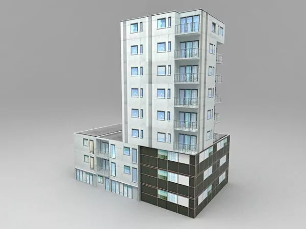 Old Apartment 3d model