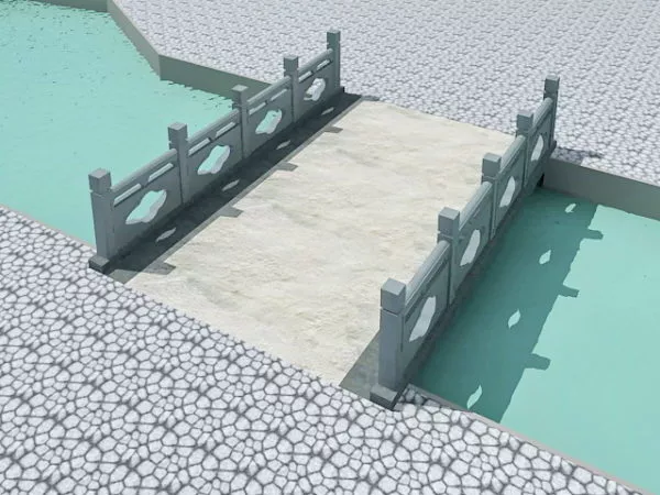Small Garden Bridge 3d model