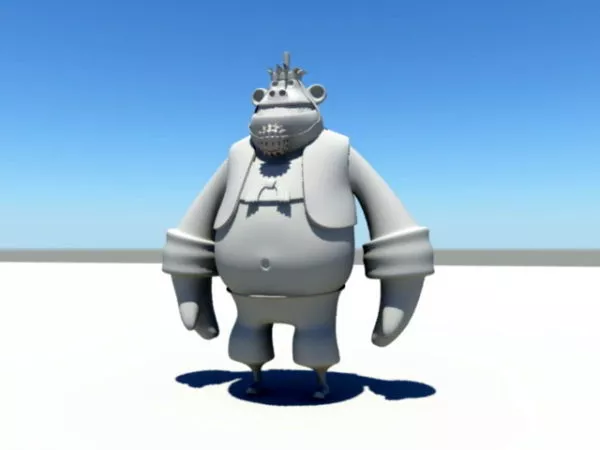 Cartoon Gorilla 3d model Cartoon Gorilla 3d model