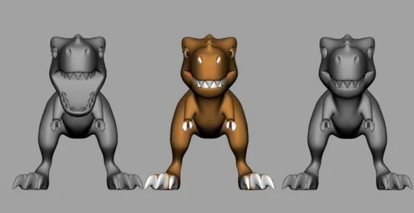 Tyrannosaurus Rex Dinosaur Cartoon 3d model Tyrannosaurus Rex Dinosaur Cartoon 3d model