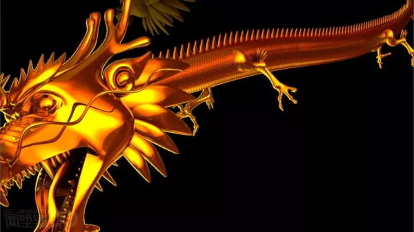 The Dragon Escape From Rock Castle 3d model