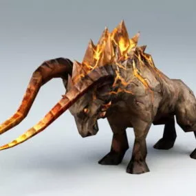 Demon Fire Bull Rig 3d model
