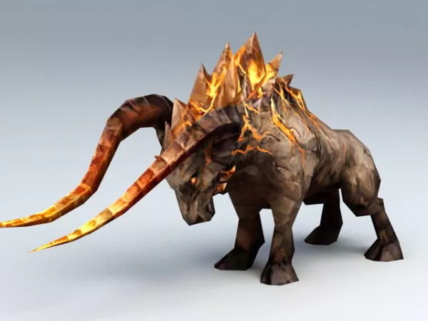 Pig Demon Character 3d model