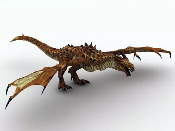 Bronze Dragon 3d model Bronze Dragon 3d model