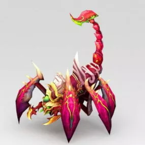 Red Scorpion 3d model