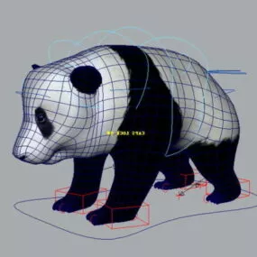Panda Rig 3d model