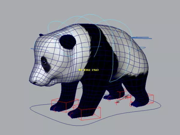 Panda Rig 3d model Panda Rig 3d model