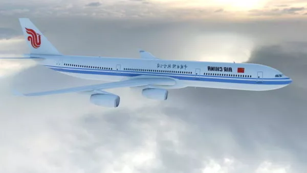 Air China Airline 3d model Air China Airline 3d model