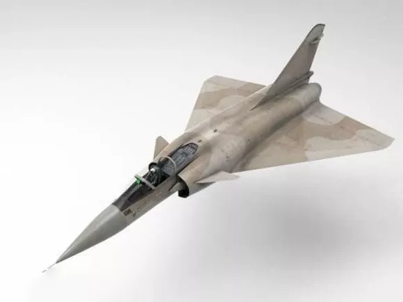 Dassault Mirage 4000 3d model Dassault Mirage 4000 3d model
