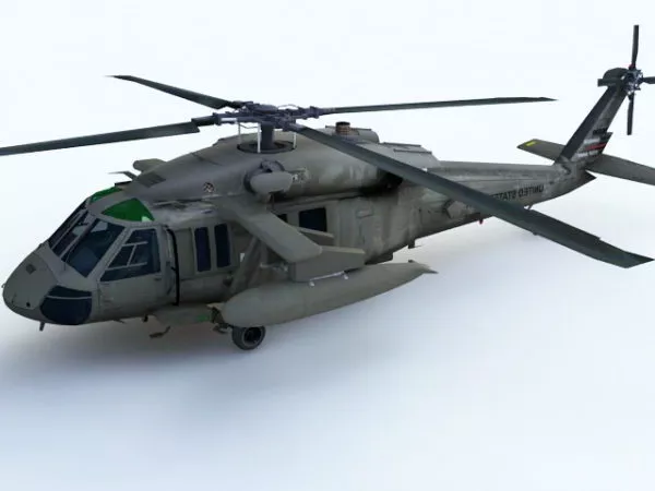 Wz19 Chinese Military Helicopter 3d model