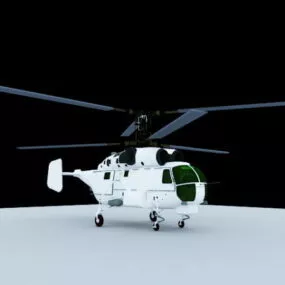 Soviet Navy Ka-27 Helicopter 3d model
