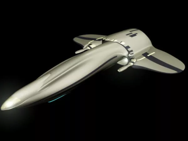 Ambulance Spaceship 3d model