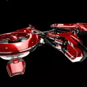 Sci Fi Dropship 3d model