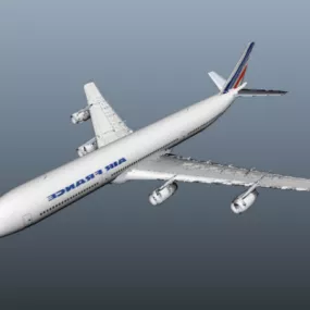 Air France A340 3d model