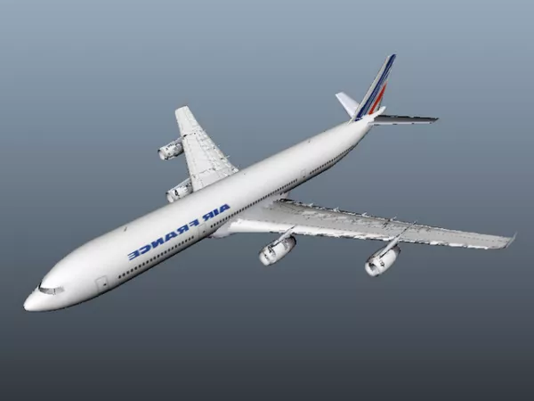 Northwest Airline Boeing 747 Plane 3d model