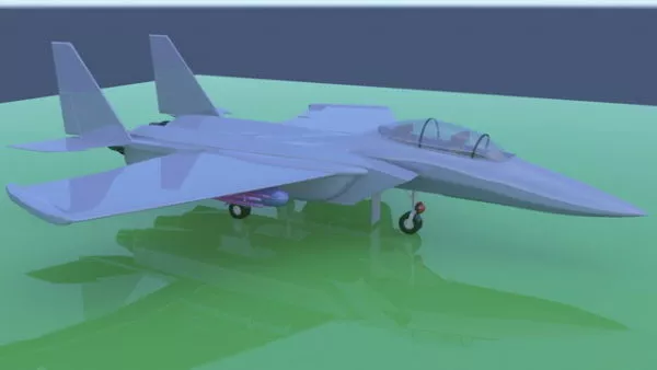 F-15 Eagle Fighter 3d model F-15 Eagle Fighter 3d model