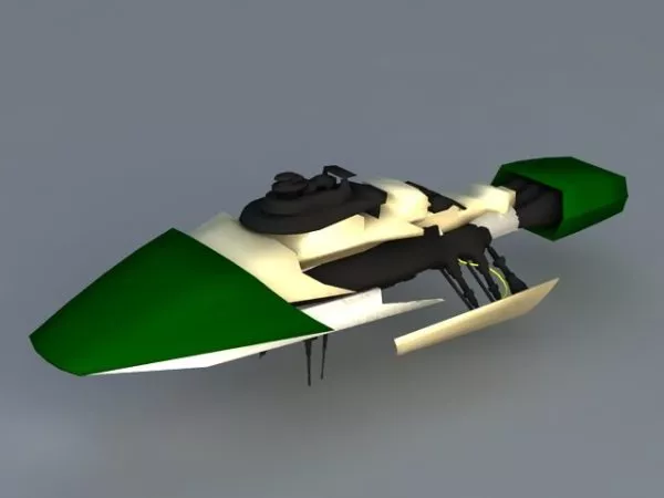 Futuristic Spaceship 3d model Futuristic Spaceship 3d model