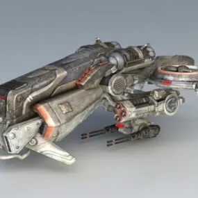 Sci-fi Concept Space Fighter 3d model