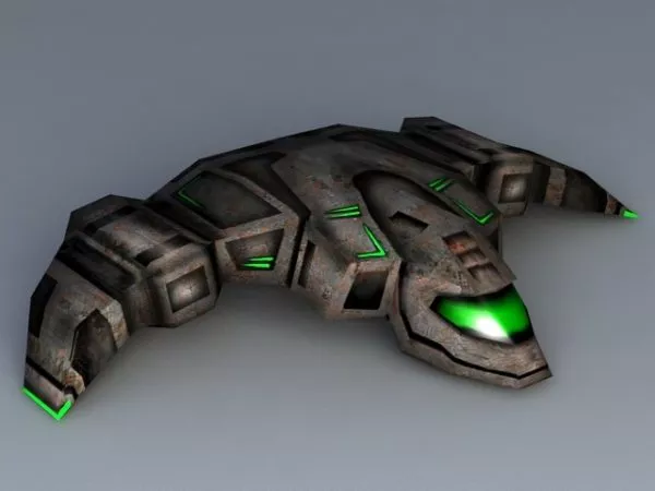 Ambulance Spaceship 3d model