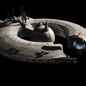 Future Space Station 3d model
