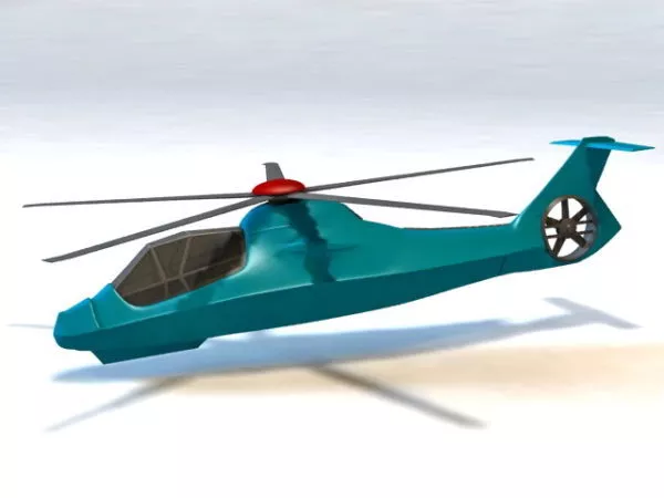 Drone Helicopter Concept 3d model