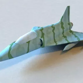 Military Fighter Plane 3d model