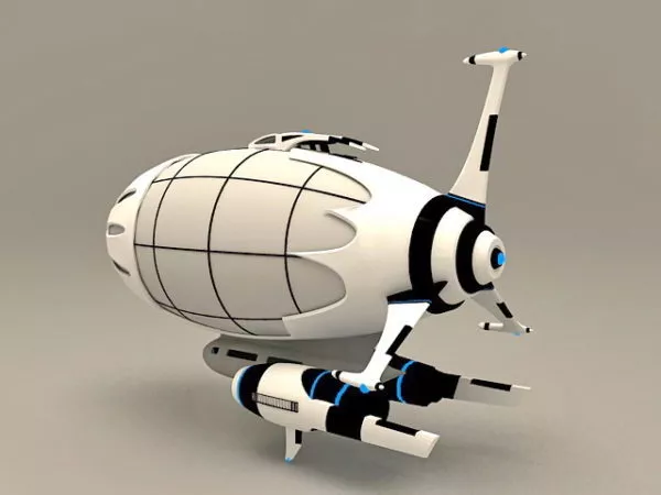 Space Station Concept 3d model
