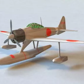 A6m2-n Fighter-bomber 3d model