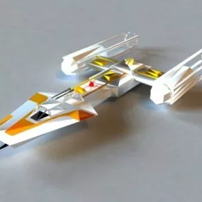 Sci-fi Shuttle Craft 3d model