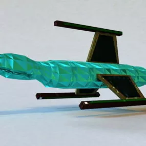 Military Spy Satellite 3d model