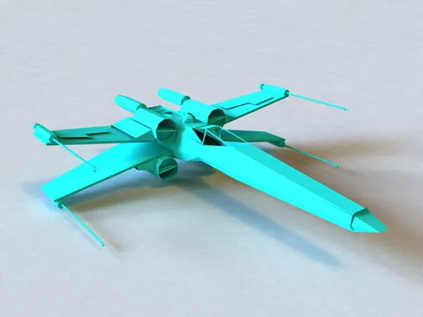Tie Fighter Spacecraft 3d model