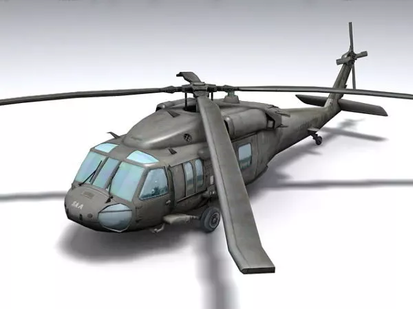 Black Hawk Helicopter 3d model Black Hawk Helicopter 3d model