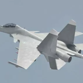 Sukhoi Su-30 Fighter Aircraft 3d model