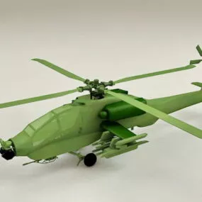 Apache Attack Helicopter 3d model