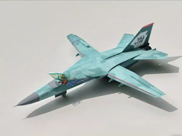 F-111 Aardvark Fighter Bomber 3d model F-111 Aardvark Fighter Bomber 3d model