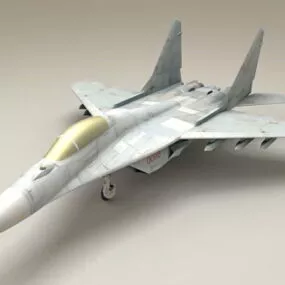 Mig-29 Fulcrum Fighter Jet 3d model