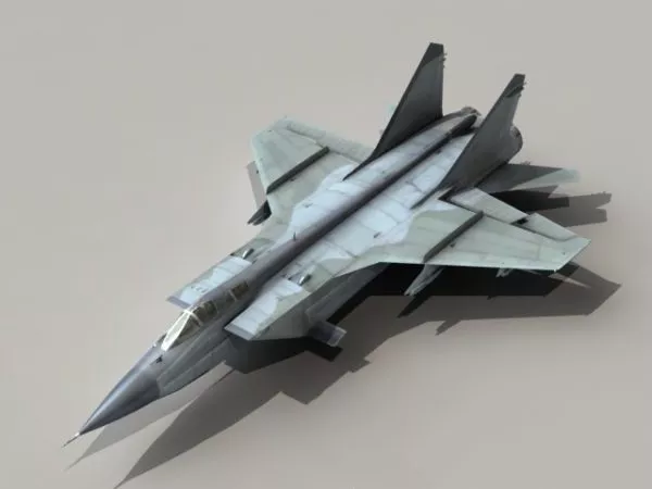 Mig-31 Foxhound 3d model Mig-31 Foxhound 3d model