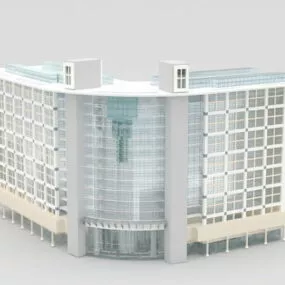 Commercial Office Building Architecture 3d model